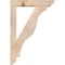Ekena Millwork Funston Slat Smooth Bracket w/ Offset Brace, Douglas Fir, 5 1/2"W x 26"D x 38"H BKT0604X26X38FST06SDF - alternate 3